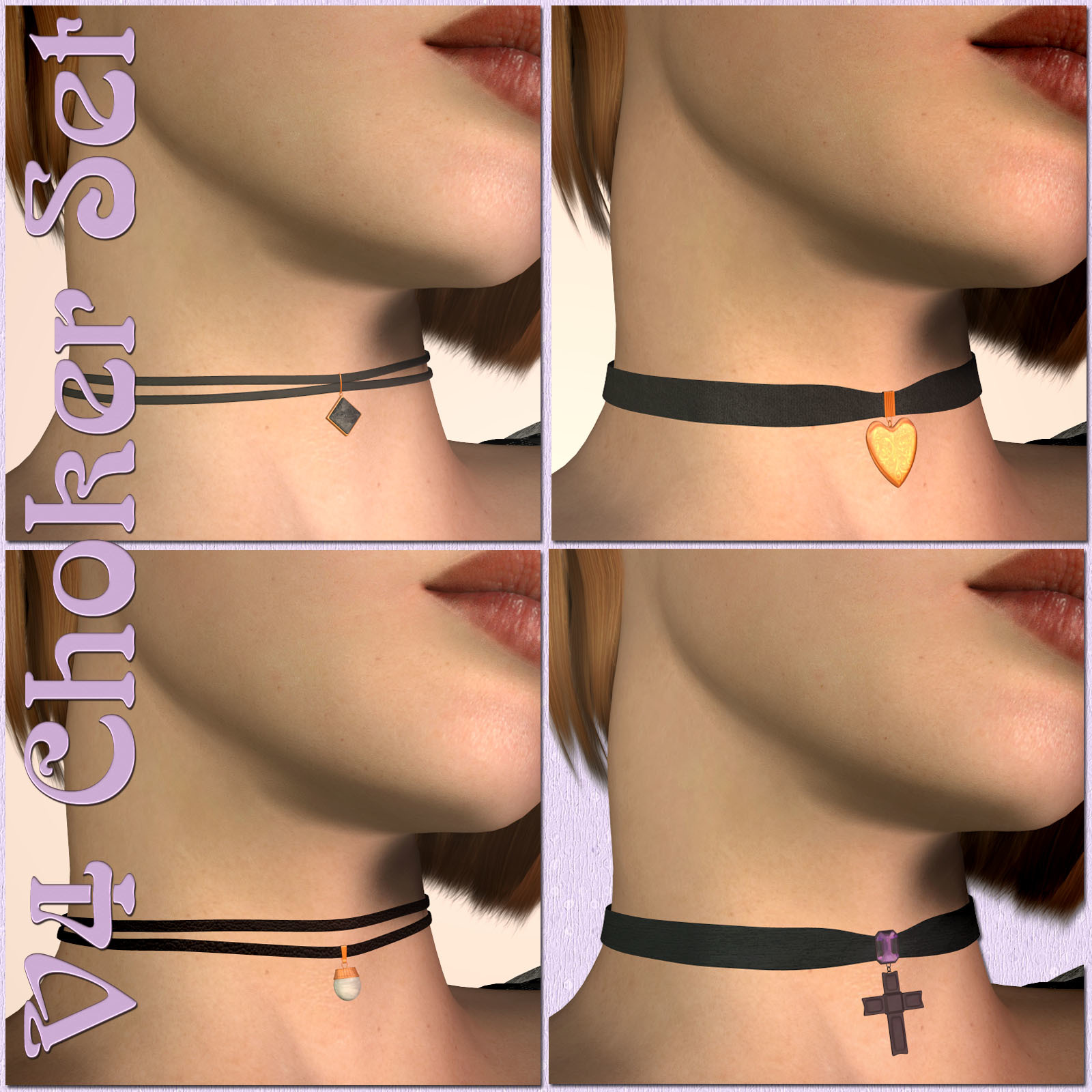 V4 Choker Set by N/A