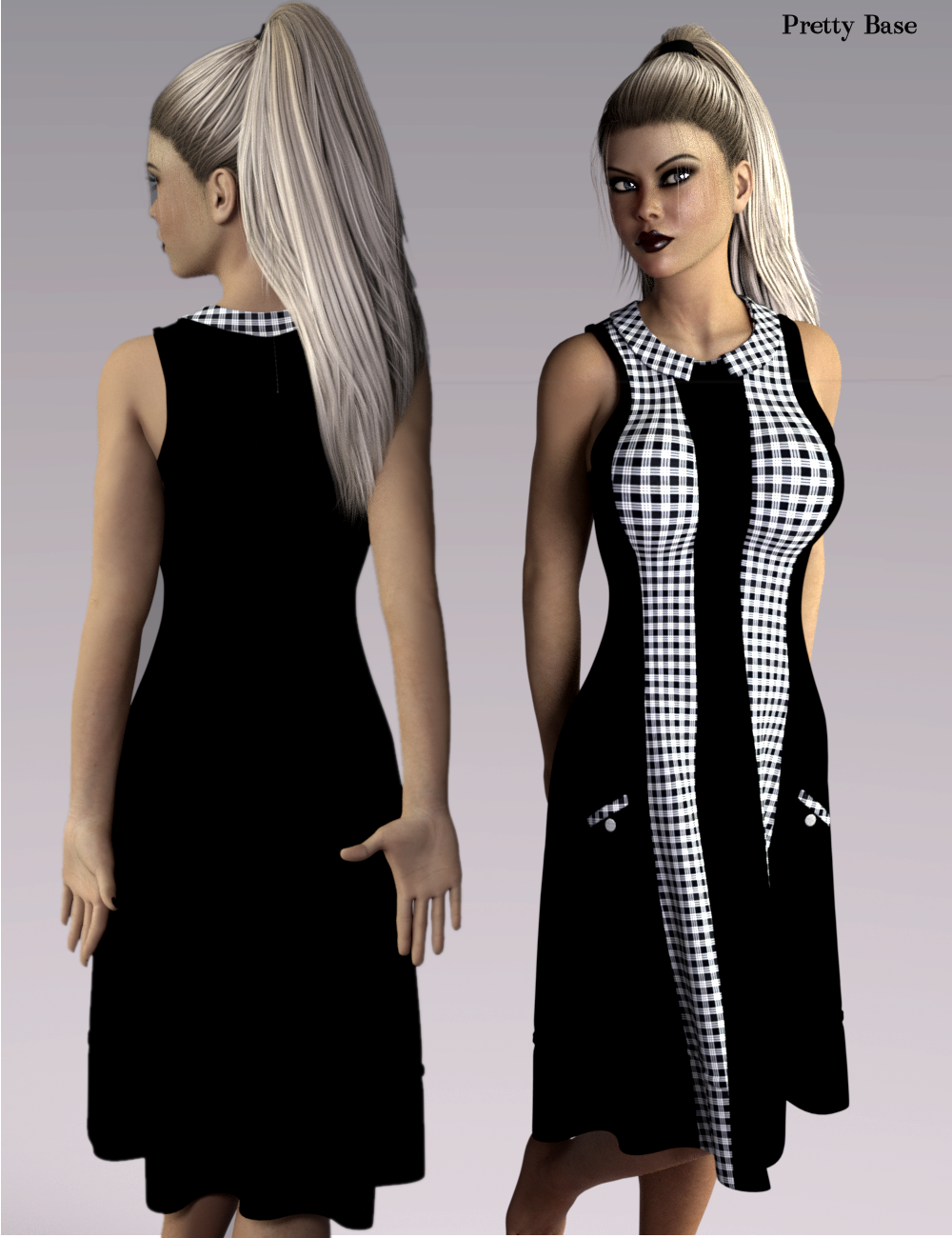 dForce Quadra Dress for Genesis 8 Female by N/A