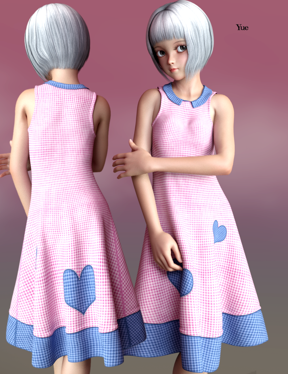 dForce Quadra Dress for Genesis 8 Female by N/A