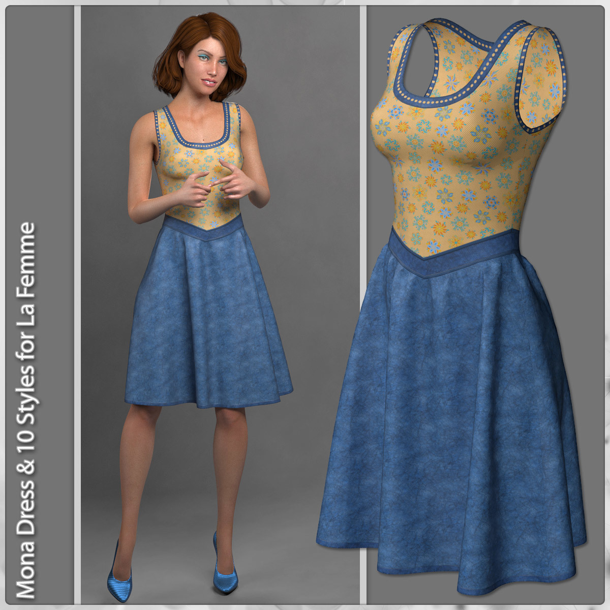 Mona Dress and 10 Styles for La Femme by N/A
