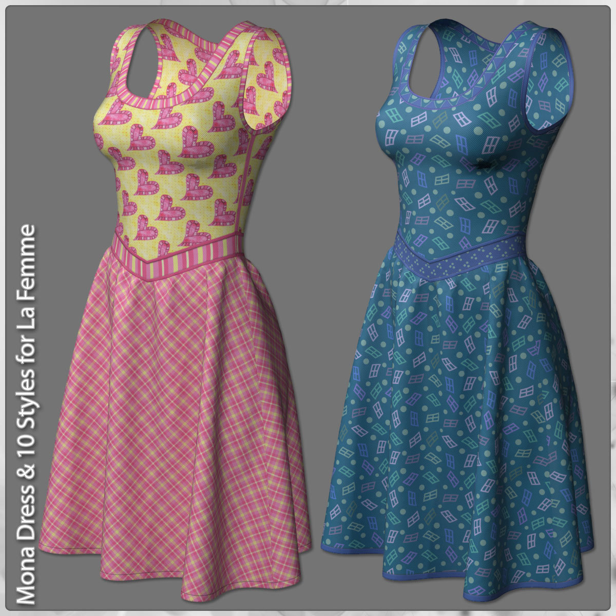 Mona Dress and 10 Styles for La Femme by N/A