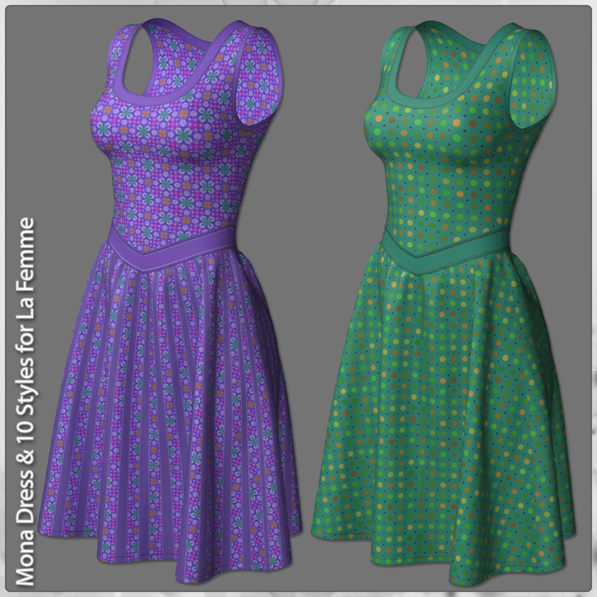 Mona Dress and 10 Styles for La Femme by N/A