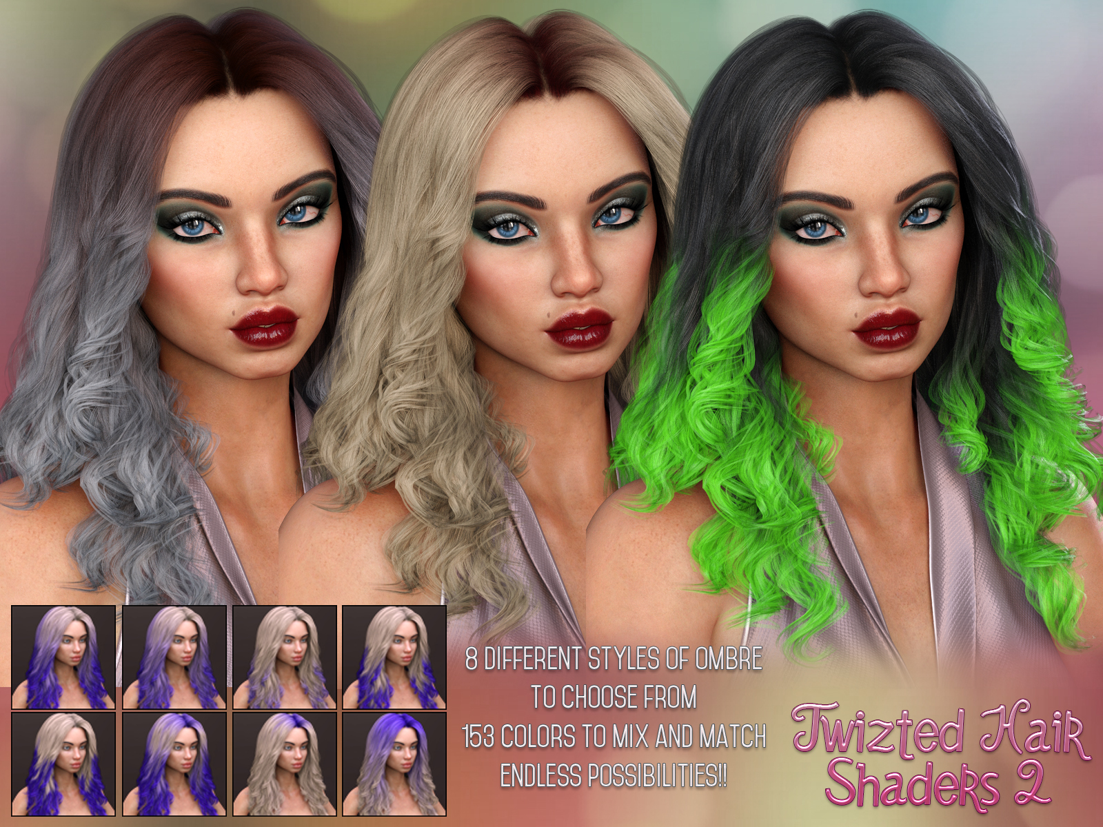 Twizted Hair Shaders 2 by N/A