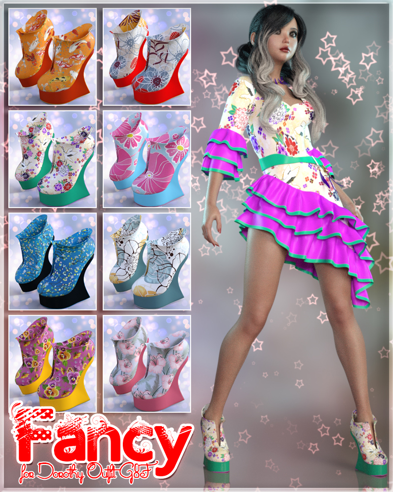 Fancy Dororthy Outfit G8F by N/A