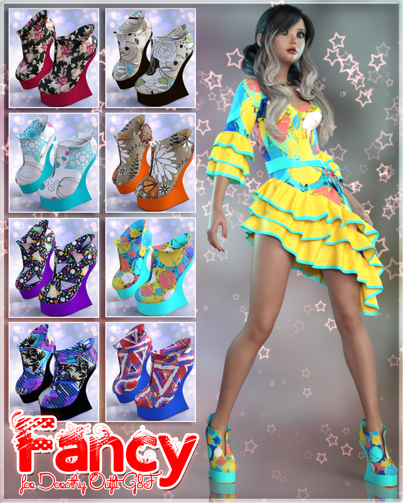 Fancy Dororthy Outfit G8F by N/A