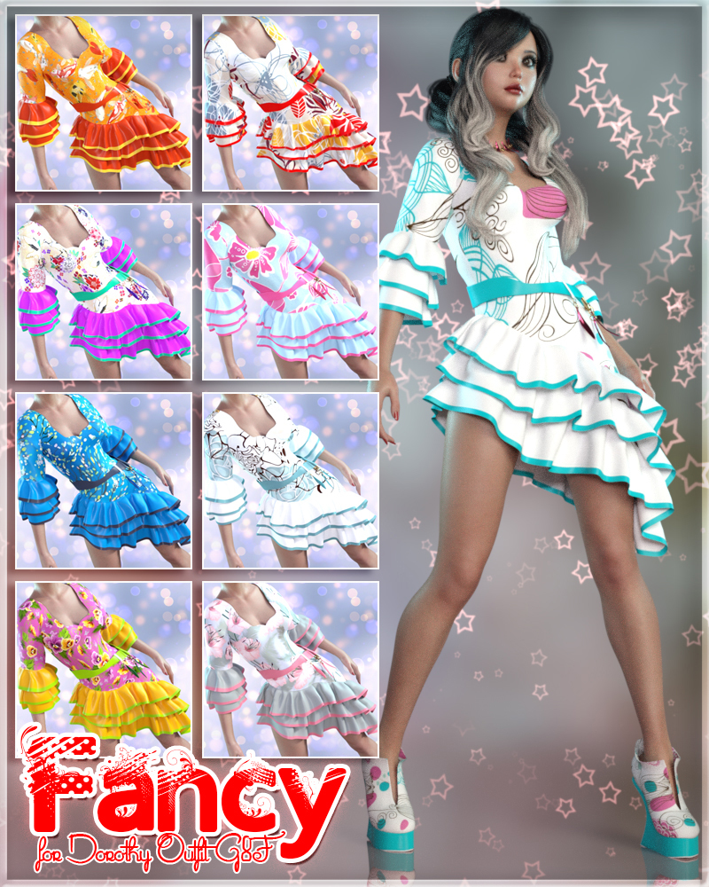 Fancy Dororthy Outfit G8F by N/A