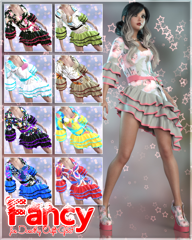 Fancy Dororthy Outfit G8F by N/A
