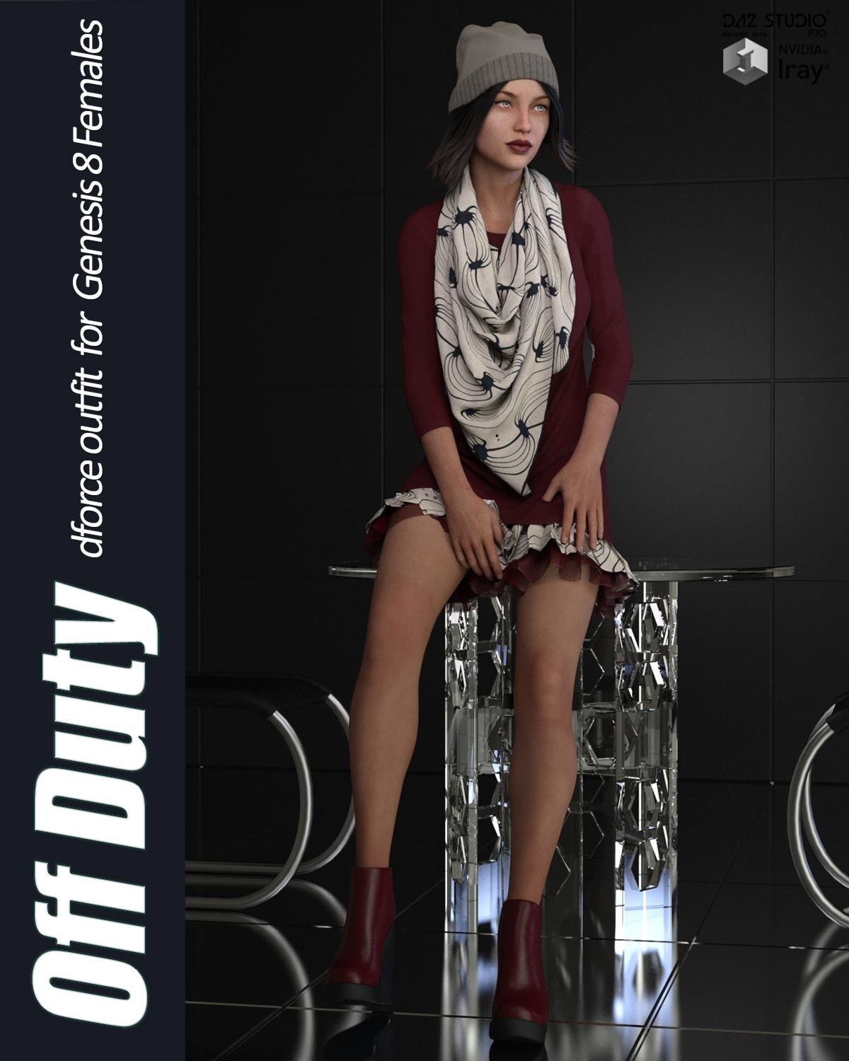 Off Duty dForce outfit for Genesis 8 Female(s) by N/A