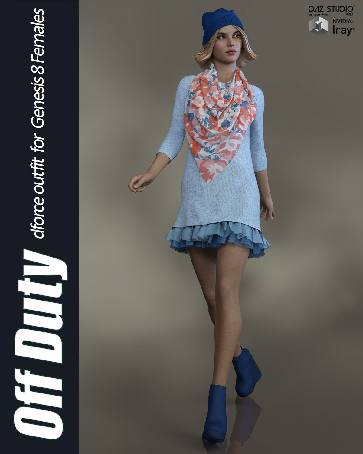 Off Duty dForce outfit for Genesis 8 Female(s) by N/A