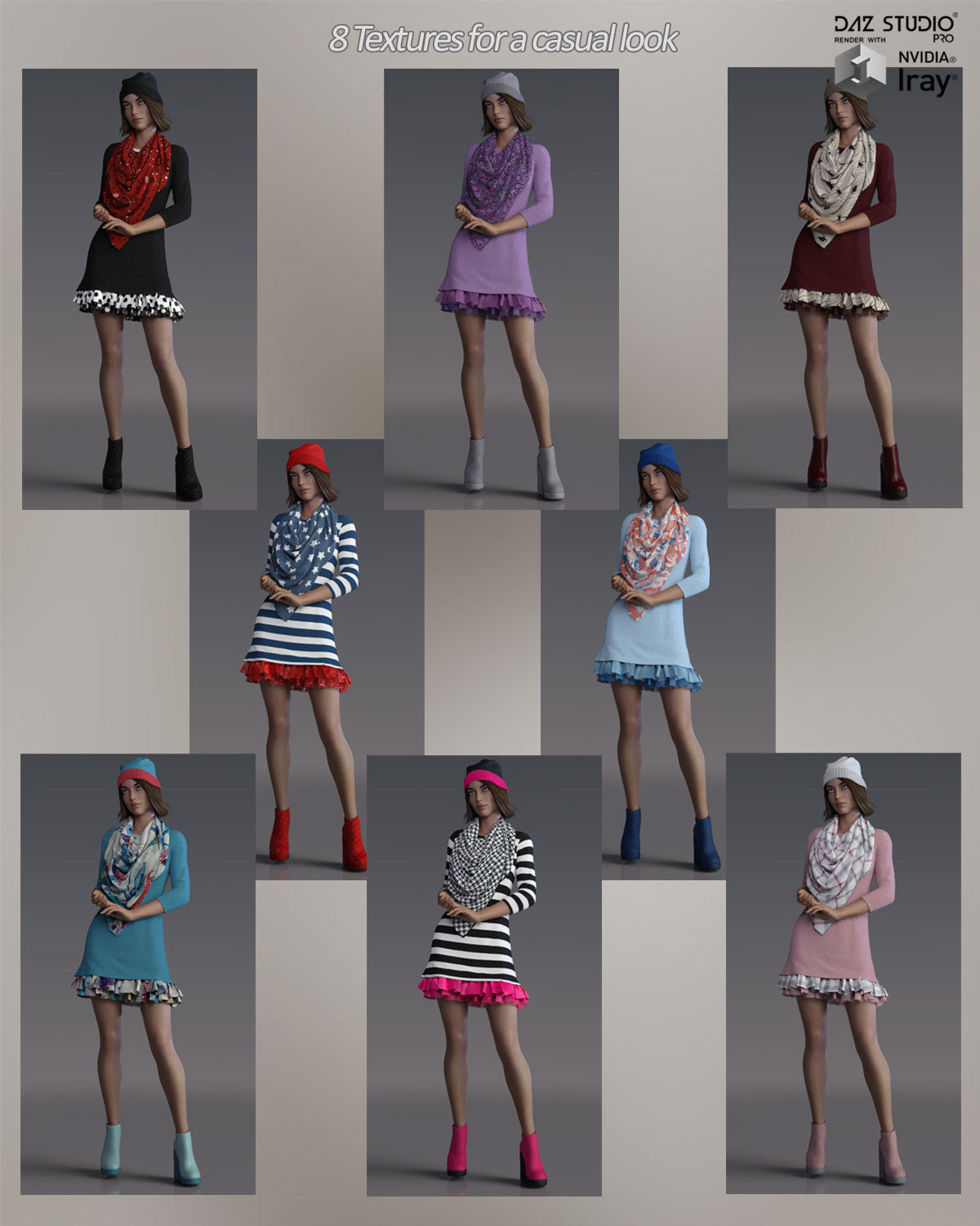 Off Duty dForce outfit for Genesis 8 Female(s) by N/A