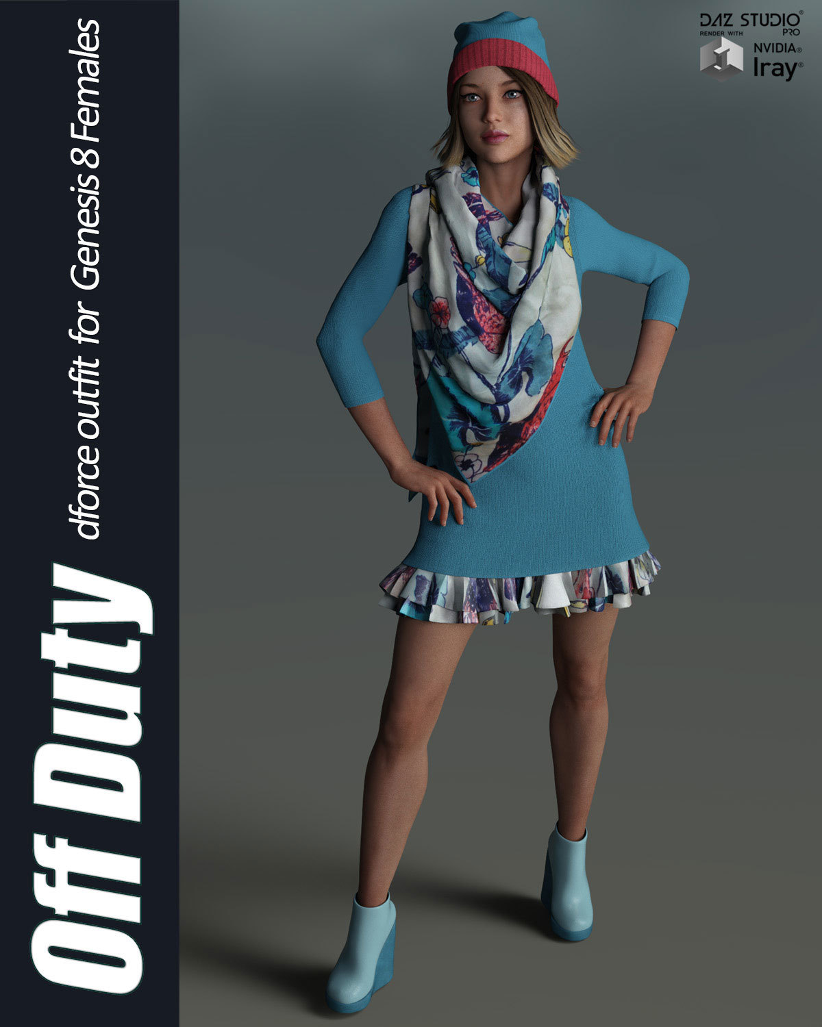 Off Duty dForce outfit for Genesis 8 Female(s) by N/A