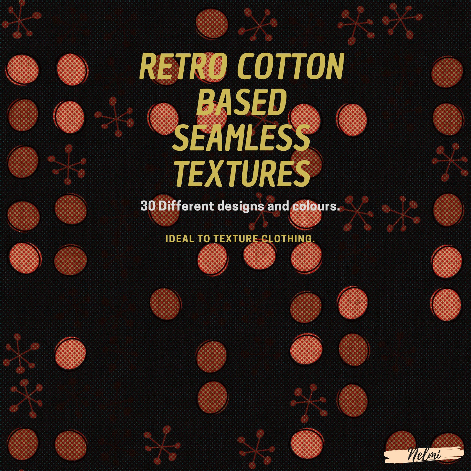 30 Retro Cotton Based Seamless Textures by N/A