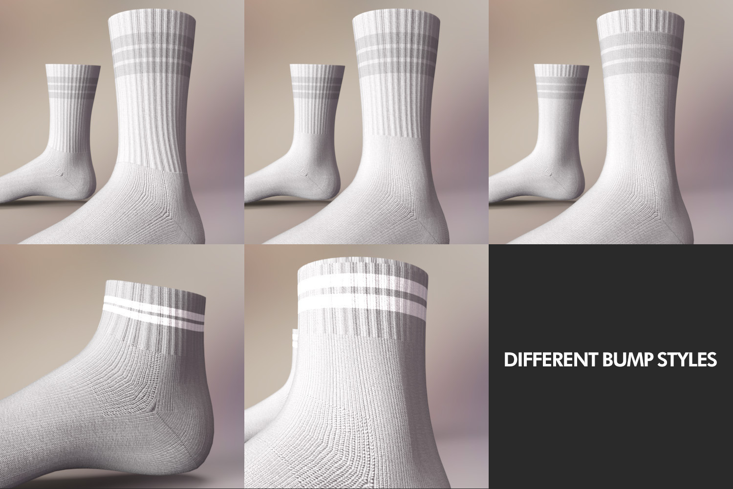 Sport Socks Add On for CJ Morphing Socks for Genesis 8 and 3 by N/A