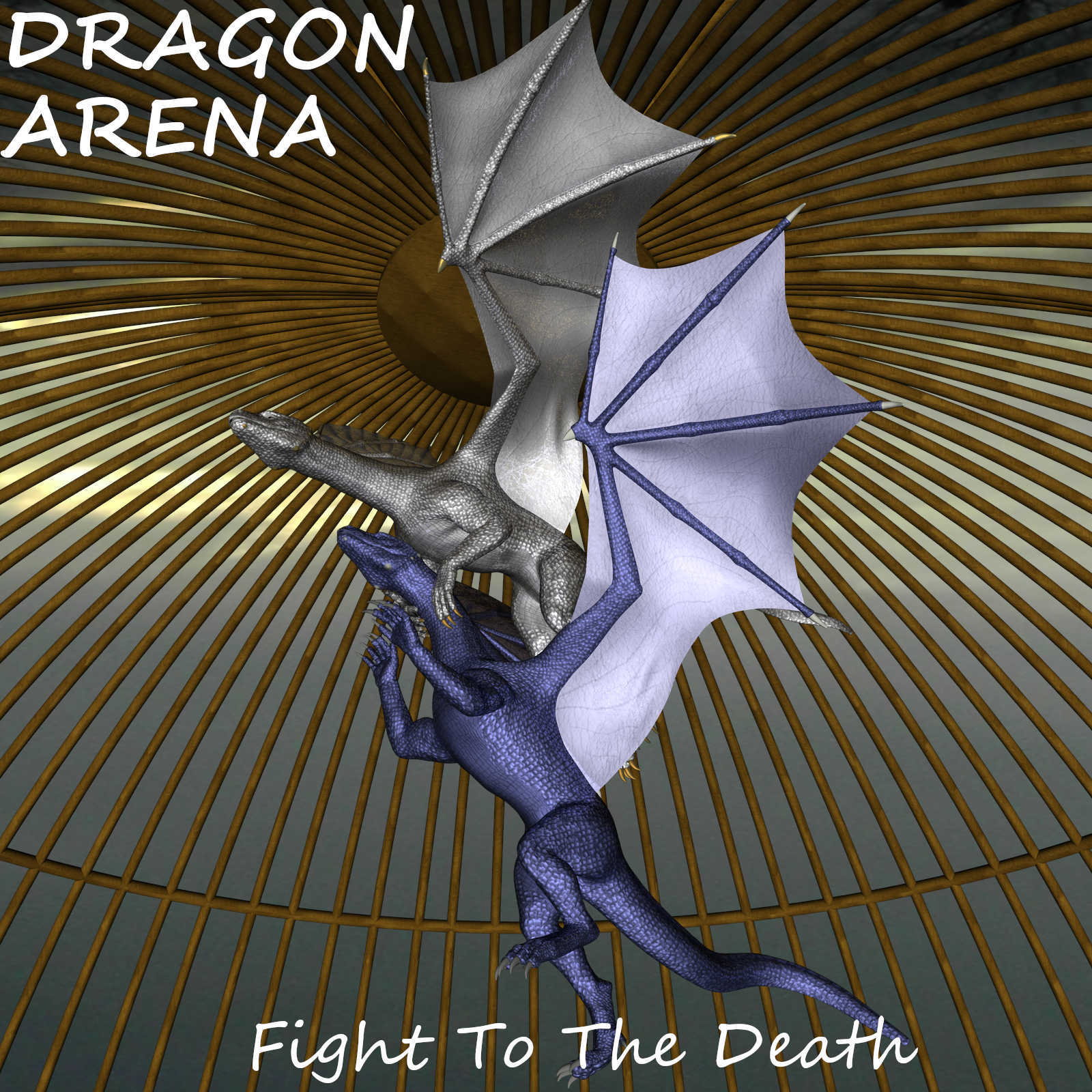 DRAGON ARENA Ultimate Dragon Fighting Cage for Daz Studio and Poser by N/A