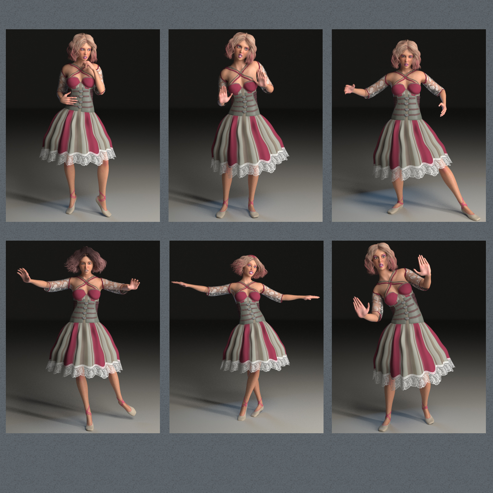 The Dancer Poses for La Femme by N/A