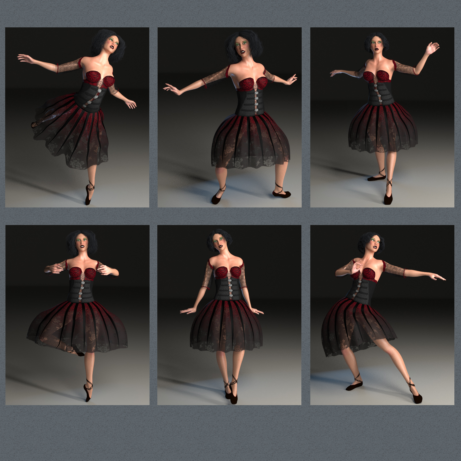 The Dancer Poses for La Femme by N/A