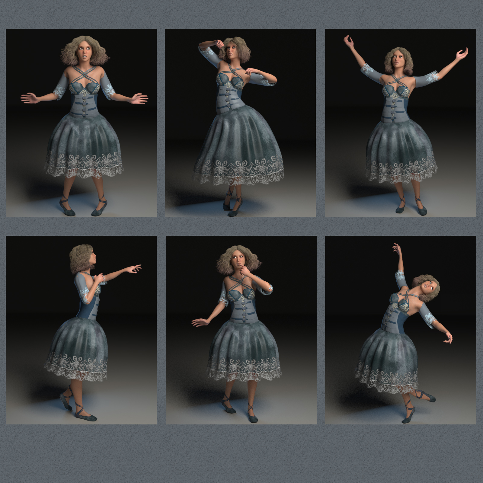 The Dancer Poses for La Femme by N/A