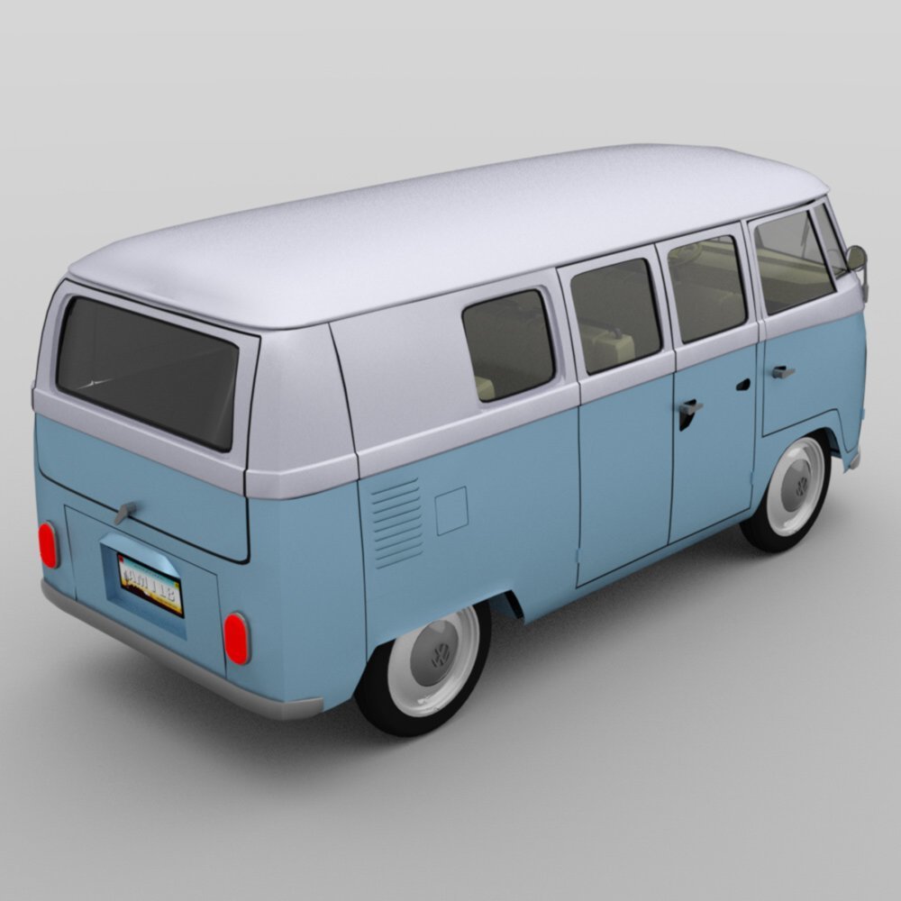 Volkswagen Combi for DAZ Studio by N/A