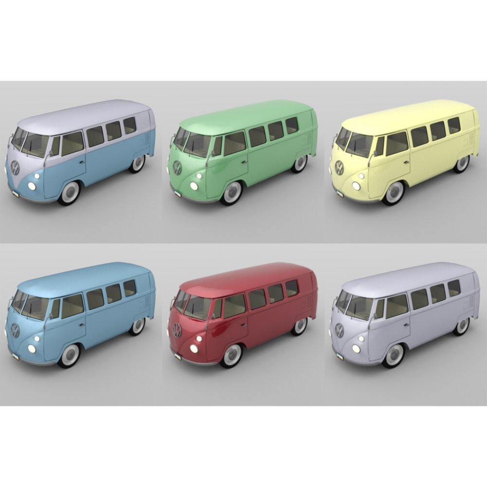 Volkswagen Combi for DAZ Studio by N/A