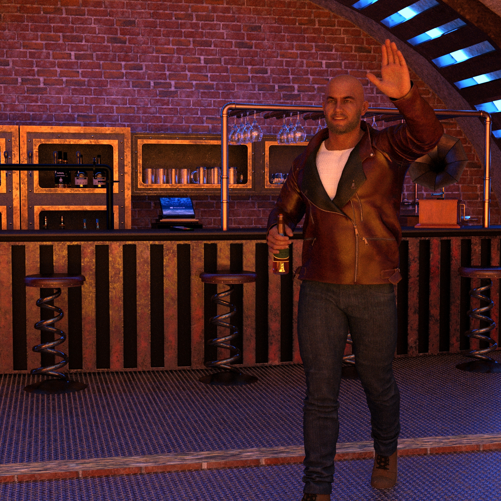 Steampunk Bar for DAZ Studio by N/A