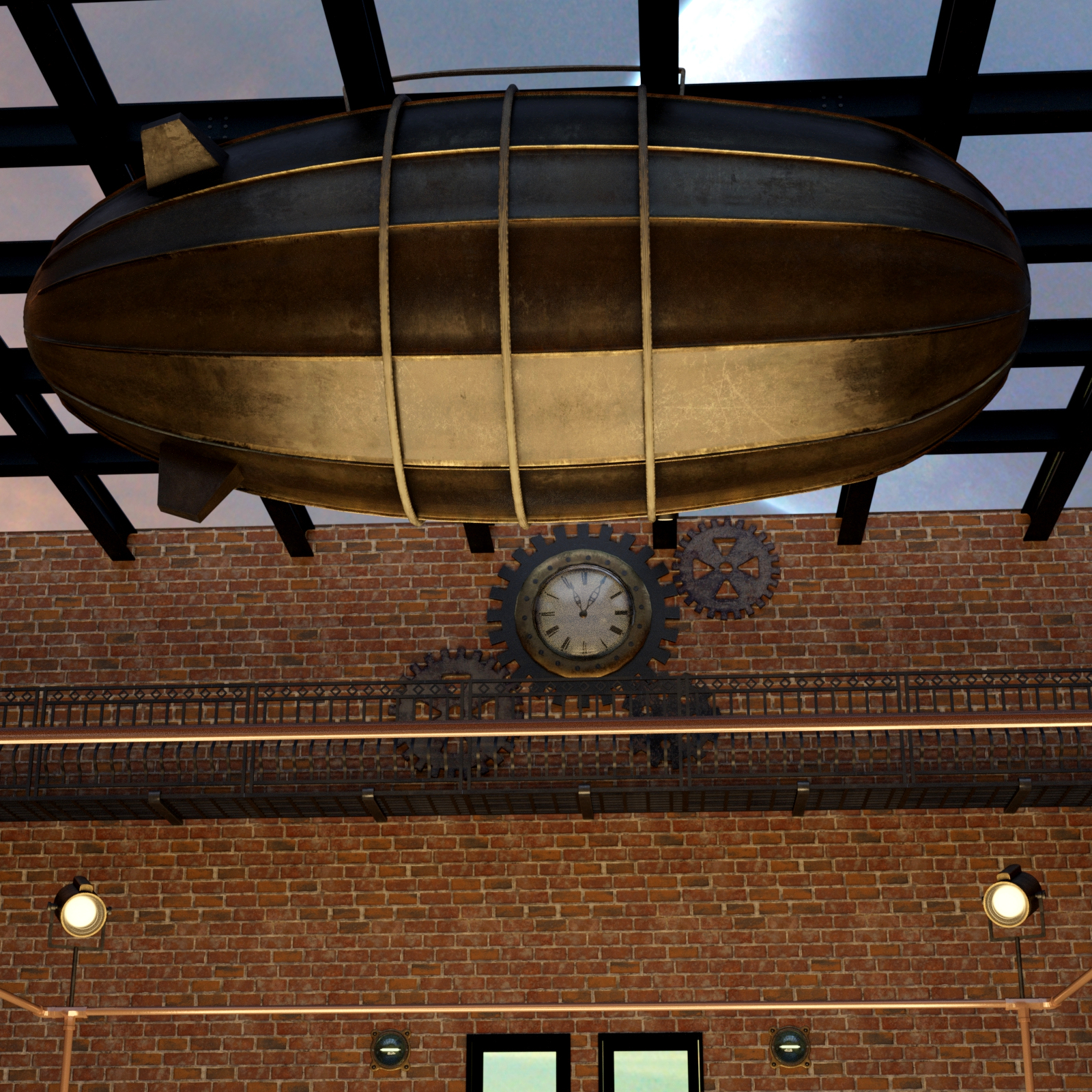 Steampunk Bar for DAZ Studio by N/A