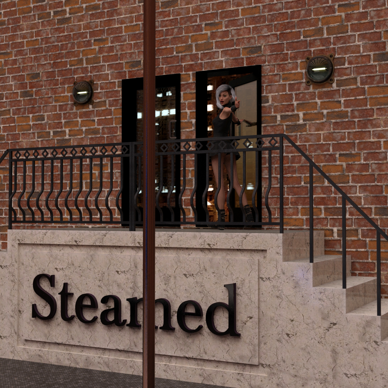 Steampunk Bar for DAZ Studio by N/A