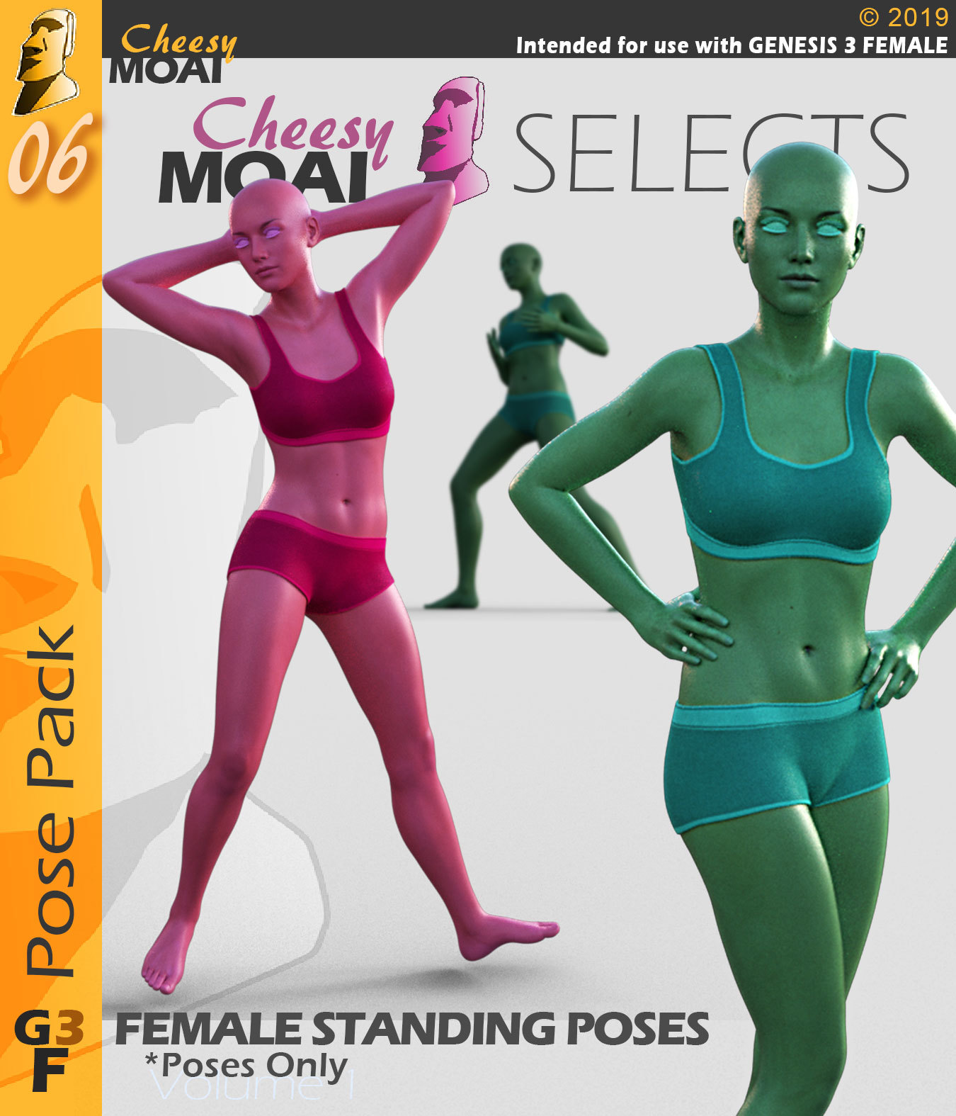 Cheesy Moai Selects G3F v01 : By CheesyMoai for G3F by N/A
