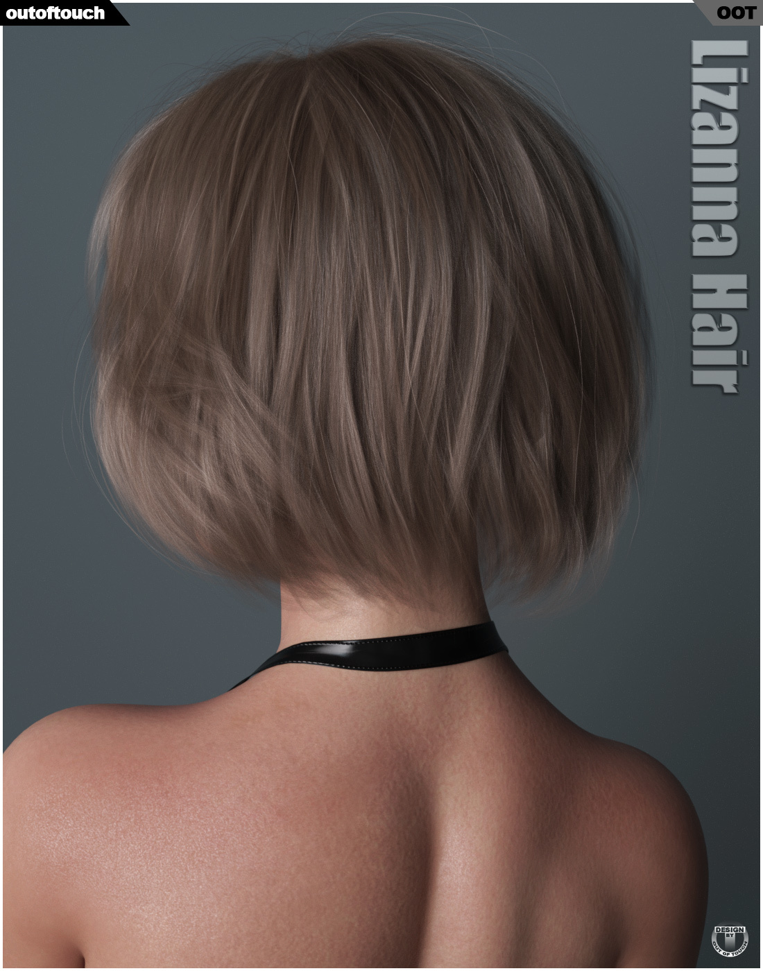 Lizanna Hair for Genesis 3 and 8 Females by N/A