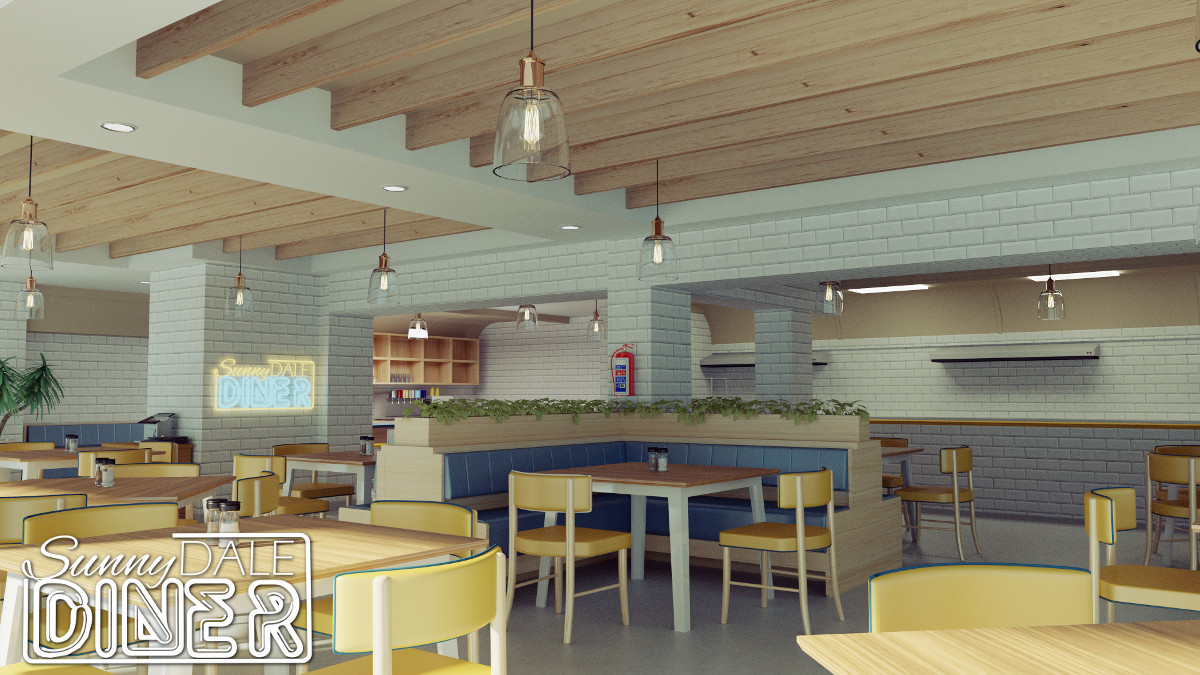 Sunnydale Diner by N/A