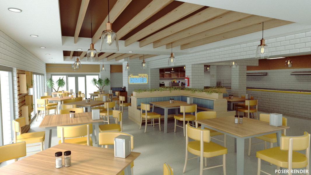 Sunnydale Diner by N/A