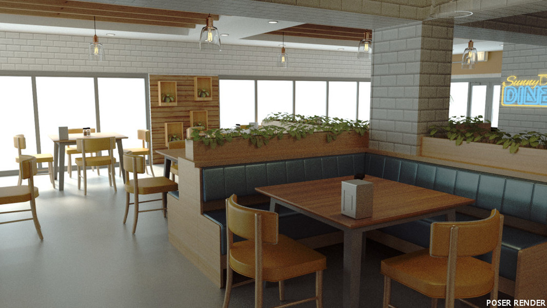 Sunnydale Diner by N/A