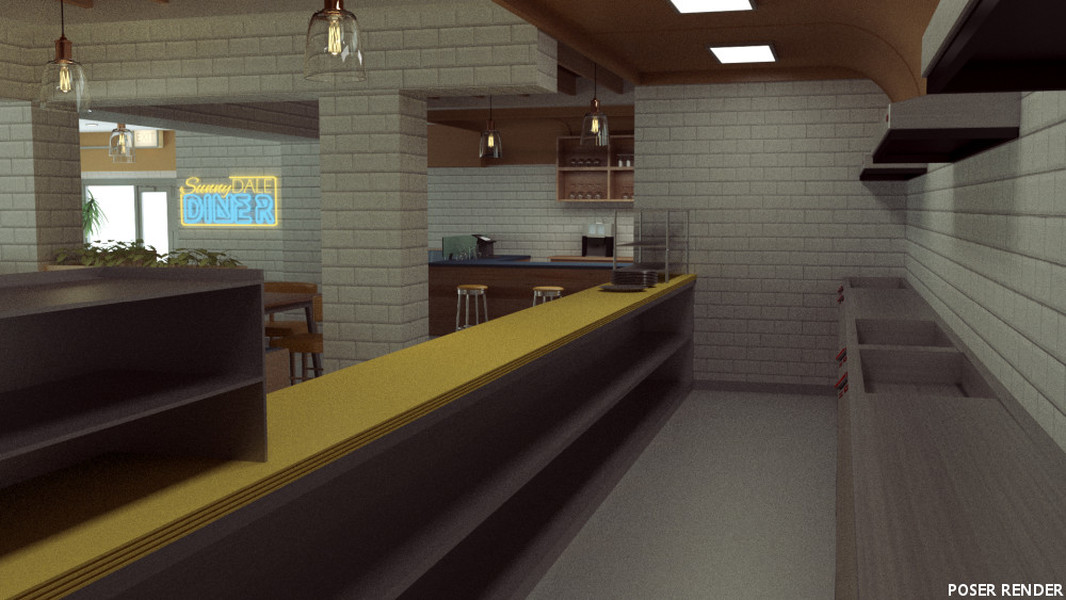 Sunnydale Diner by N/A