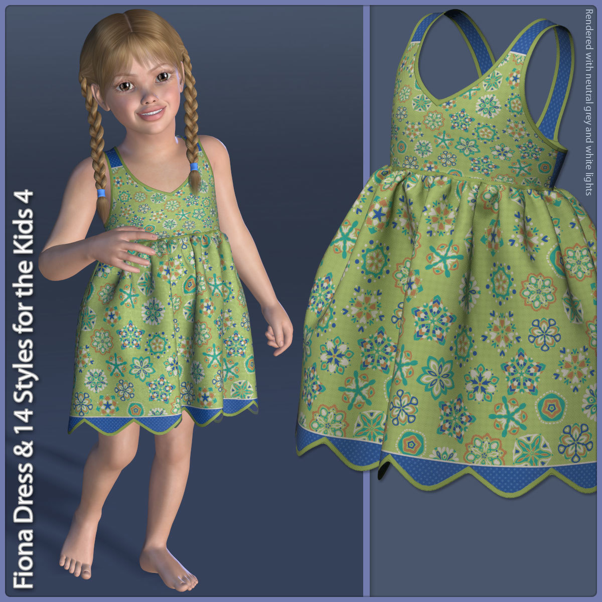 Fiona Dress and 14 Styles for the Kids 4 by N/A