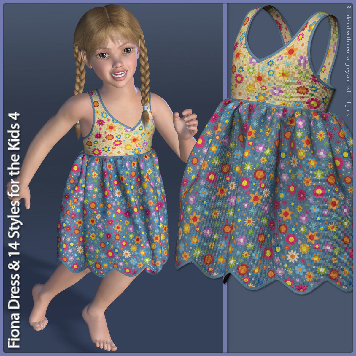 Fiona Dress and 14 Styles for the Kids 4 by N/A