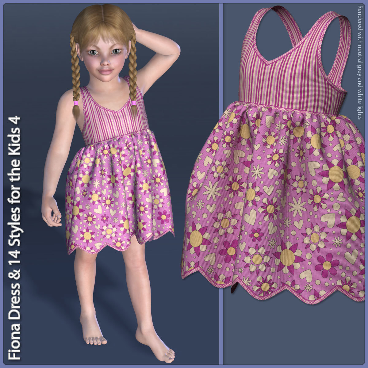 Fiona Dress and 14 Styles for the Kids 4 by N/A
