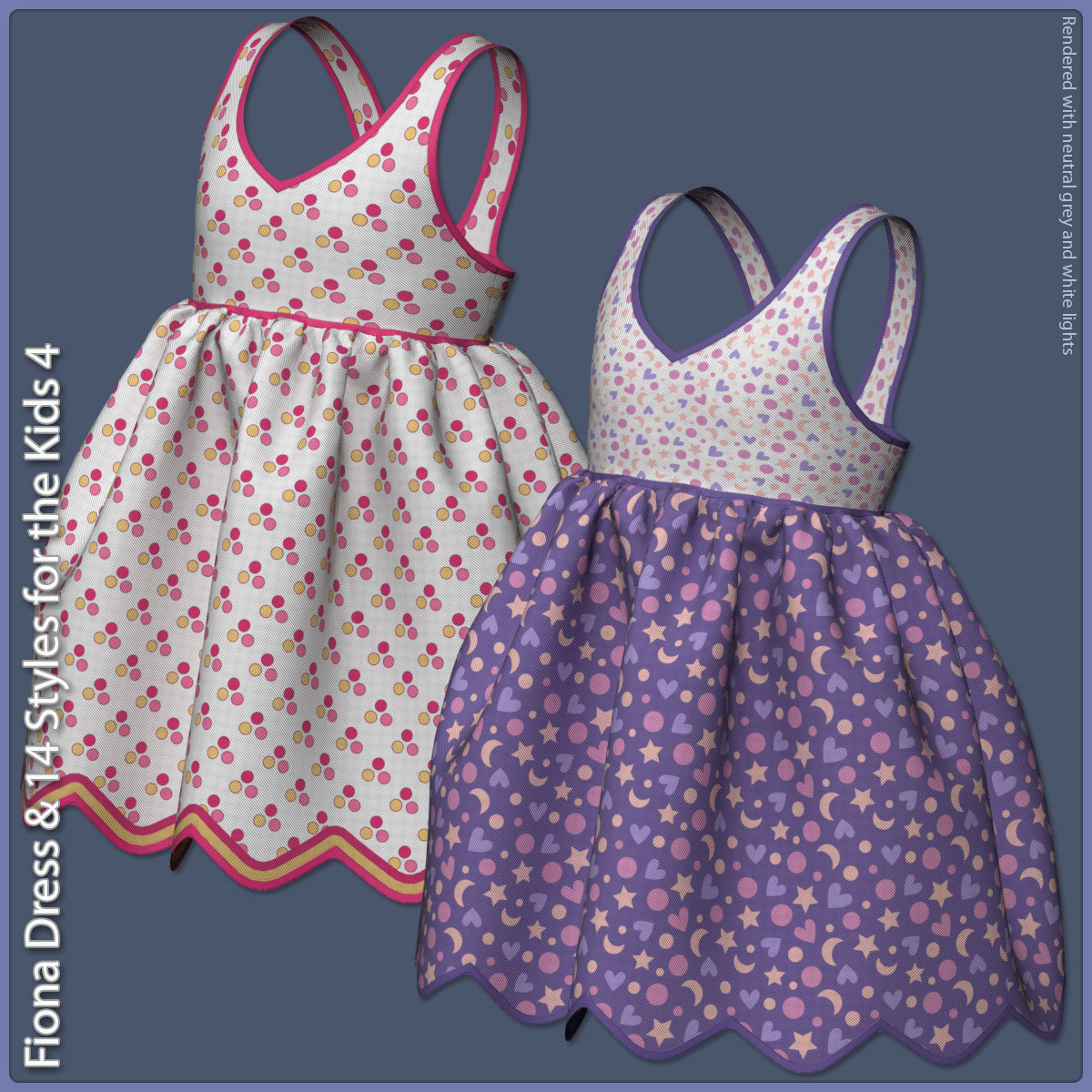 Fiona Dress and 14 Styles for the Kids 4 by N/A