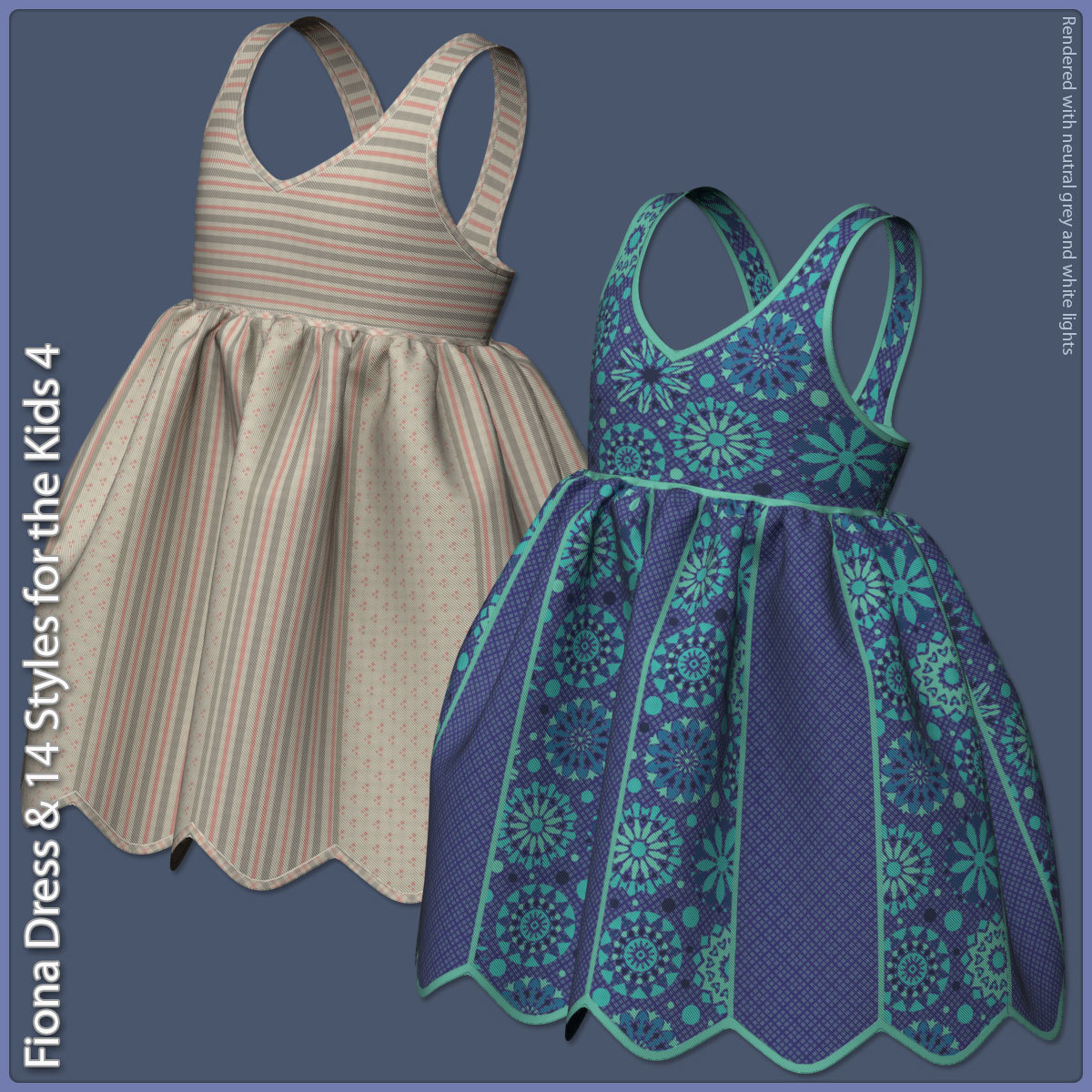 Fiona Dress and 14 Styles for the Kids 4 by N/A