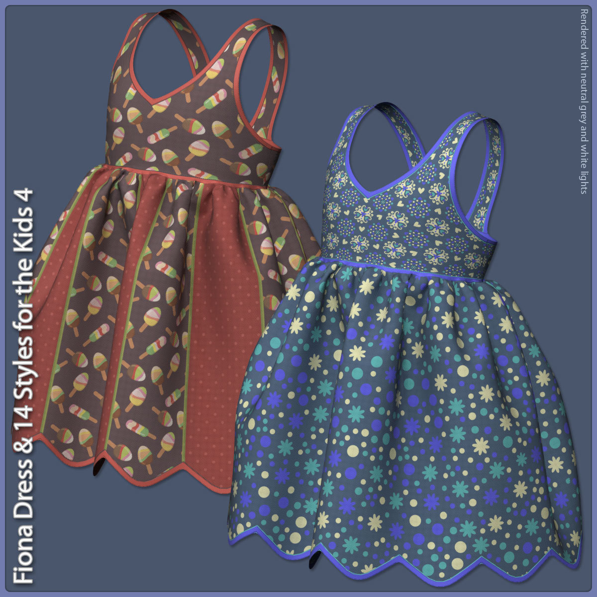 Fiona Dress and 14 Styles for the Kids 4 by N/A