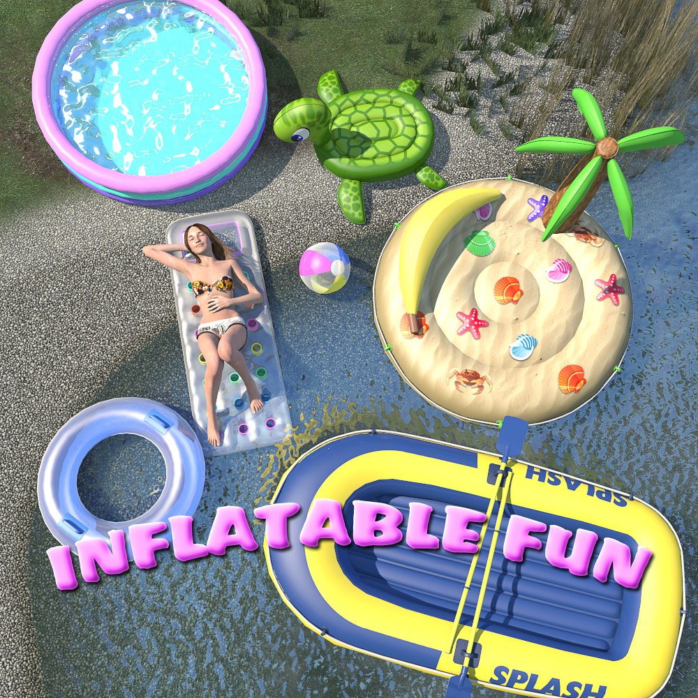Summer series, Inflatable fun for Poser by N/A