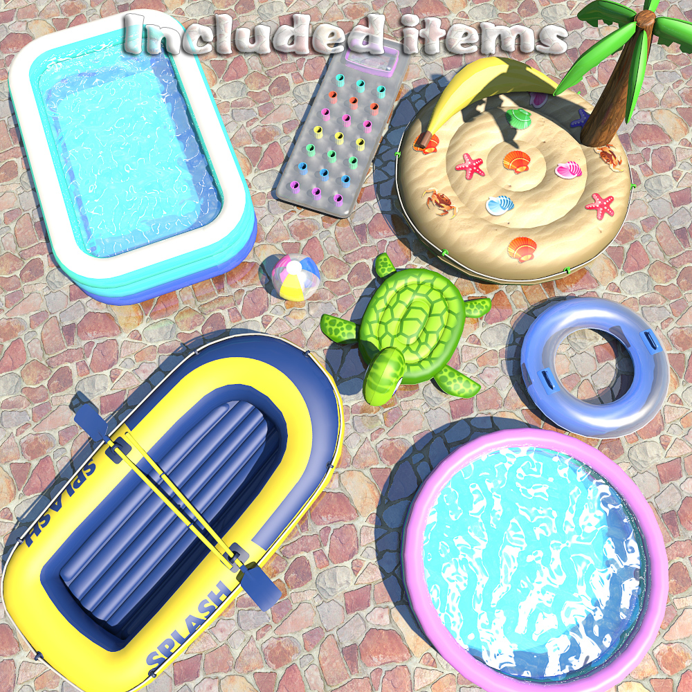 Summer series, Inflatable fun for Poser by N/A