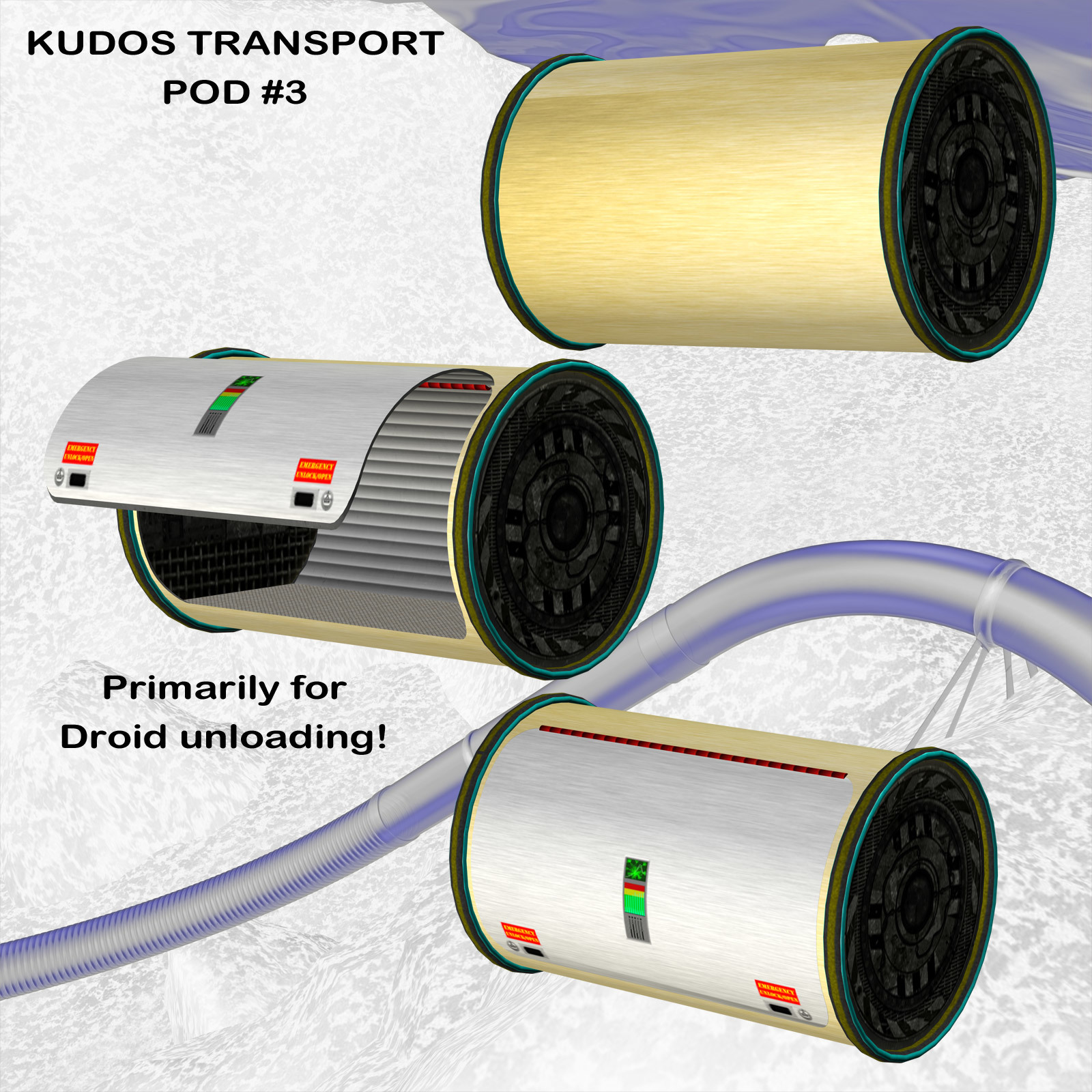 AtoZ Kudos Transport Tubes Plus I v1 Poser and DS by N/A