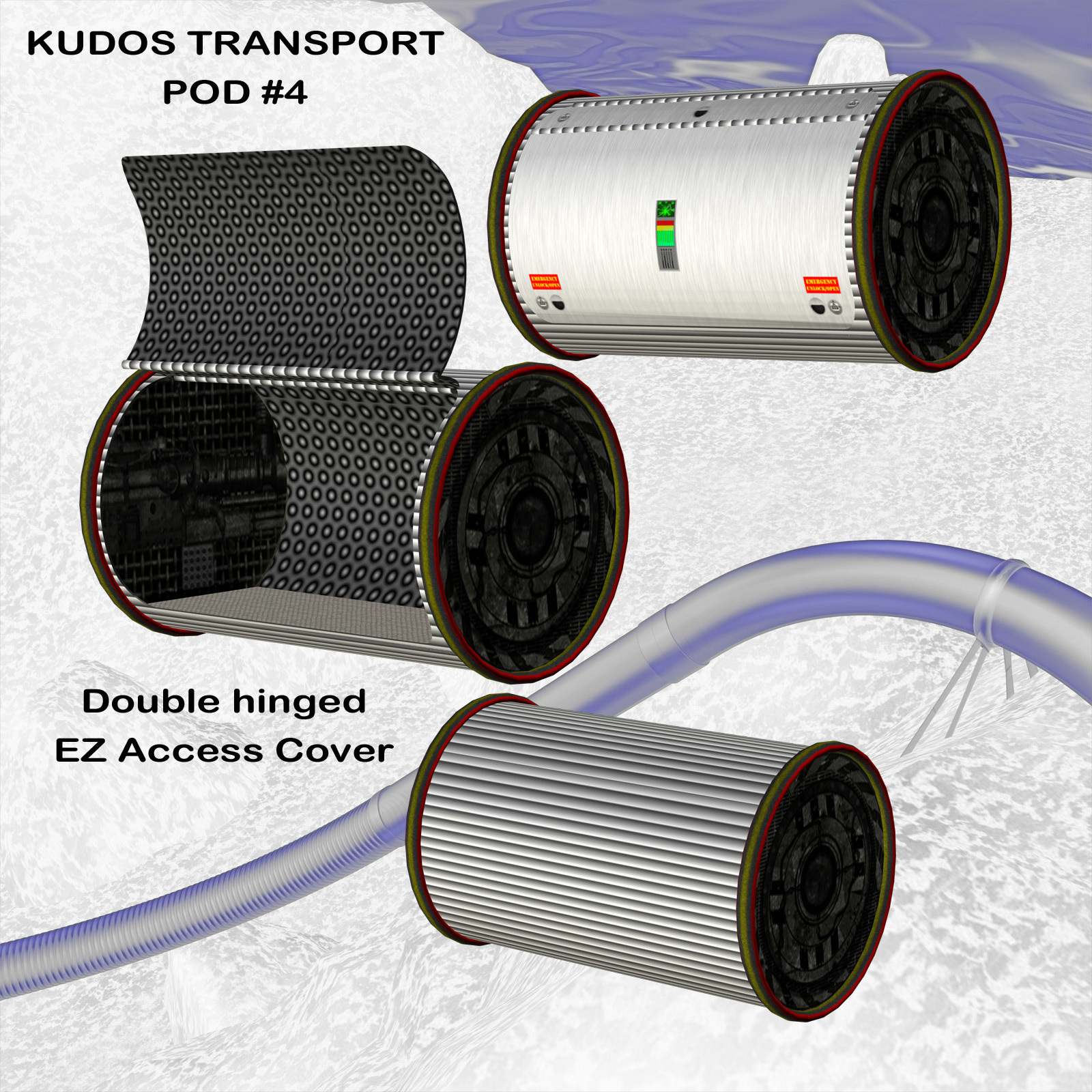 AtoZ Kudos Transport Tubes Plus I v1 Poser and DS by N/A