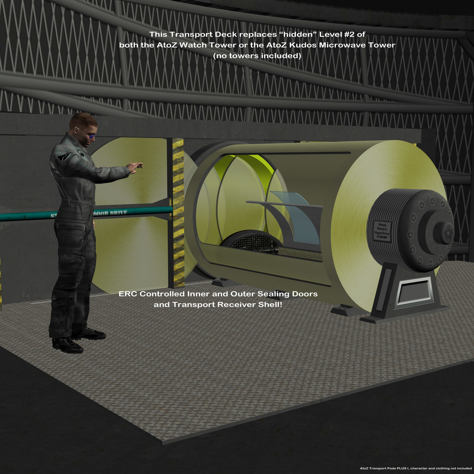AtoZ Kudos Transport Tubes Plus I v1 Poser and DS by N/A