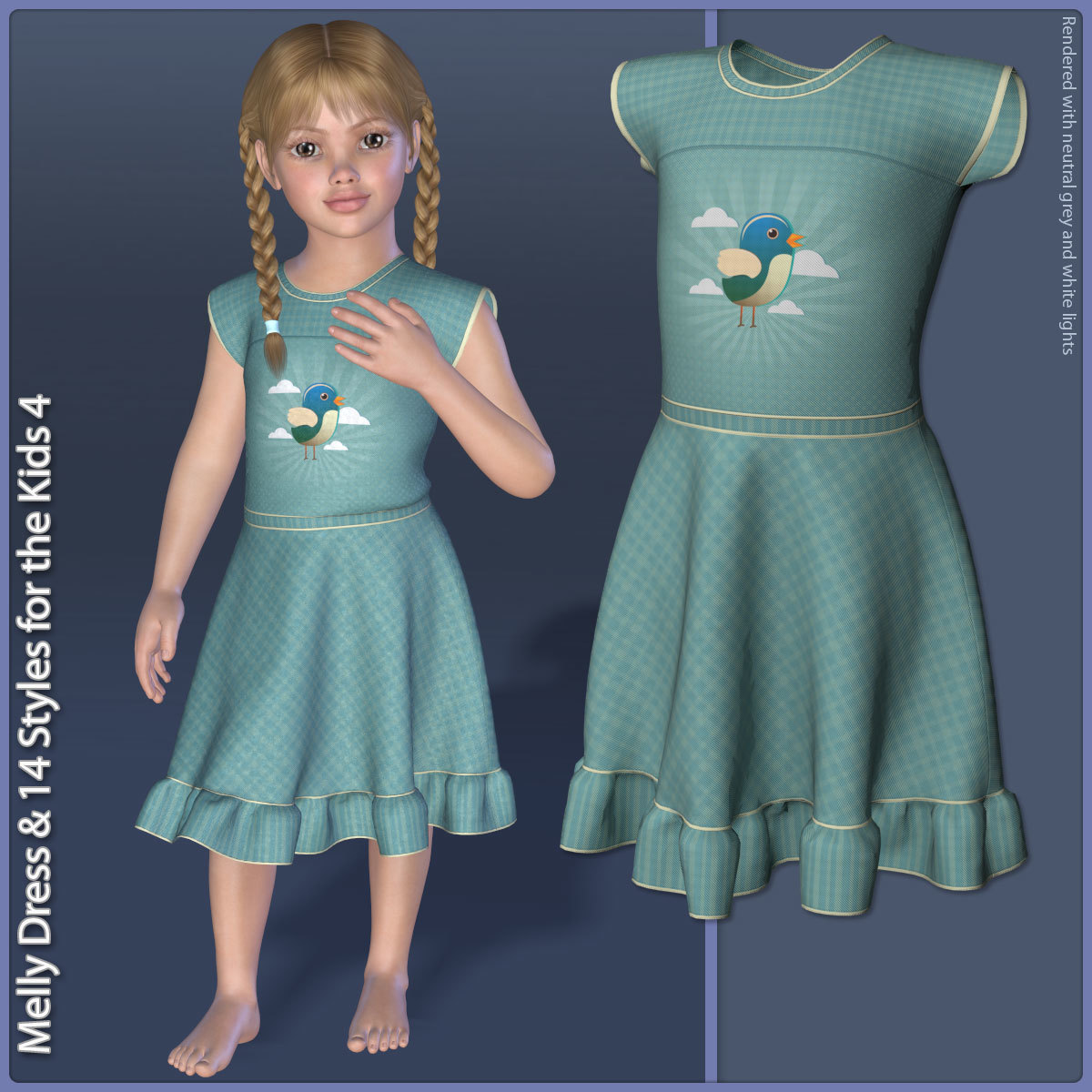 Melly Dress and 14 Styles for the Kids 4 by N/A