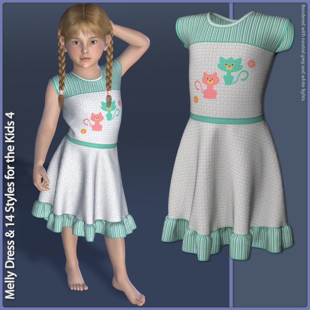 Melly Dress and 14 Styles for the Kids 4 by N/A