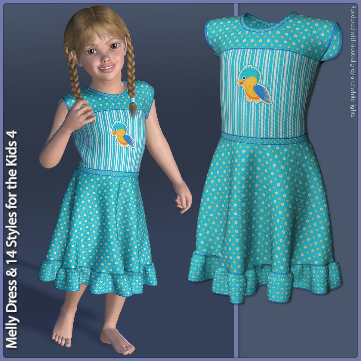 Melly Dress and 14 Styles for the Kids 4 by N/A