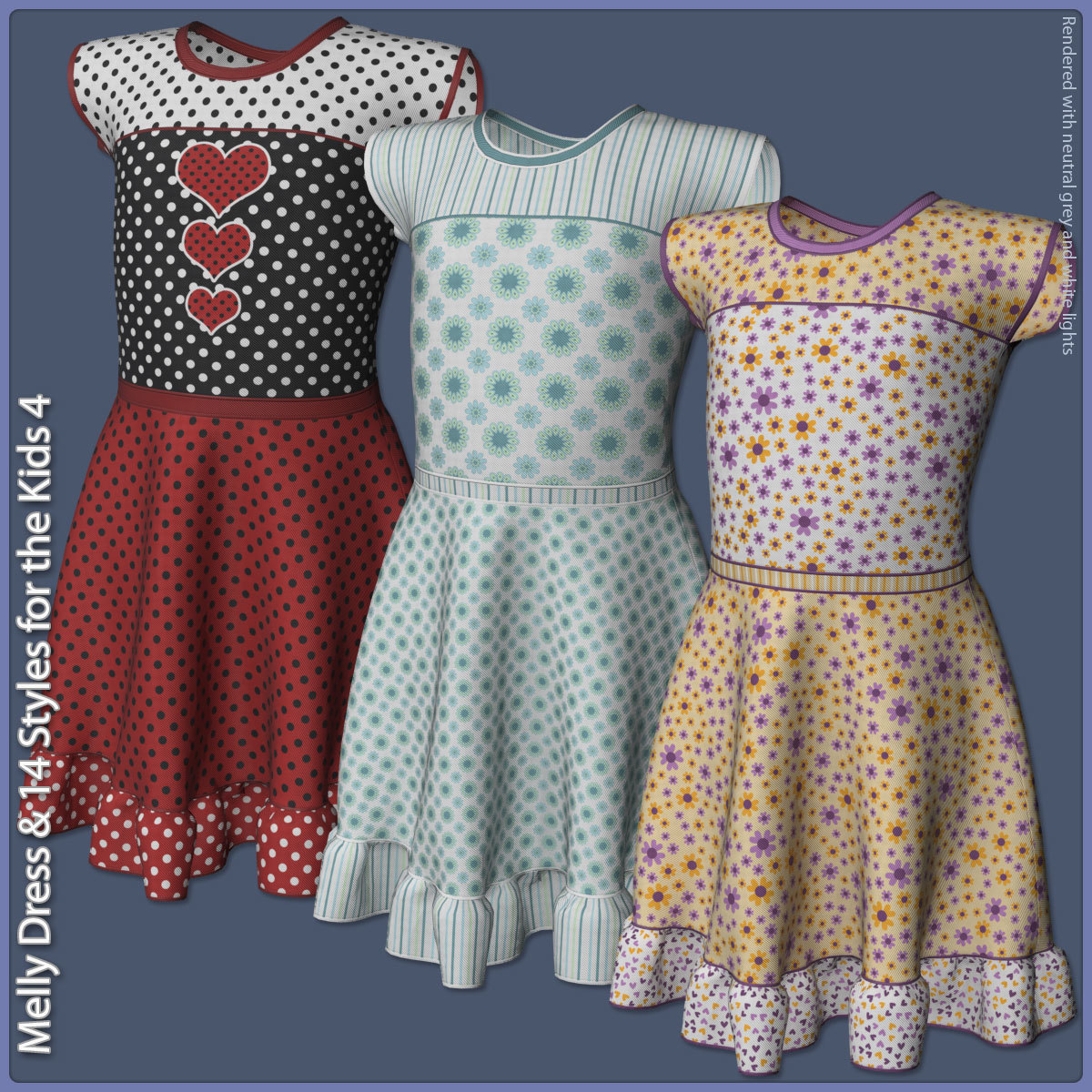 Melly Dress and 14 Styles for the Kids 4 by N/A