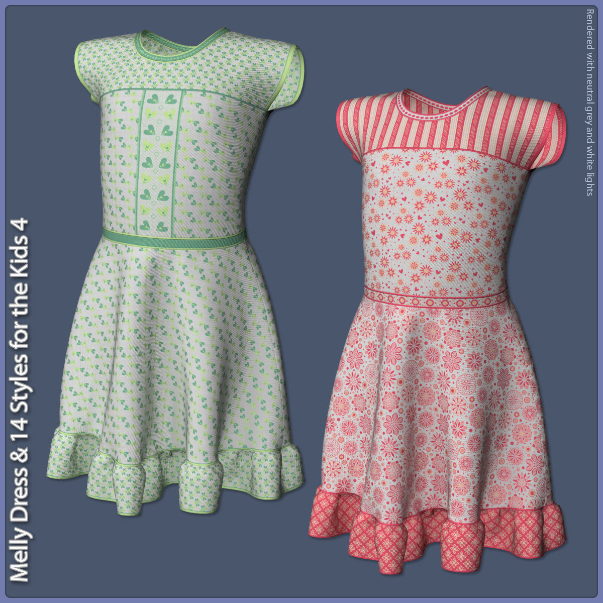 Melly Dress and 14 Styles for the Kids 4 by N/A