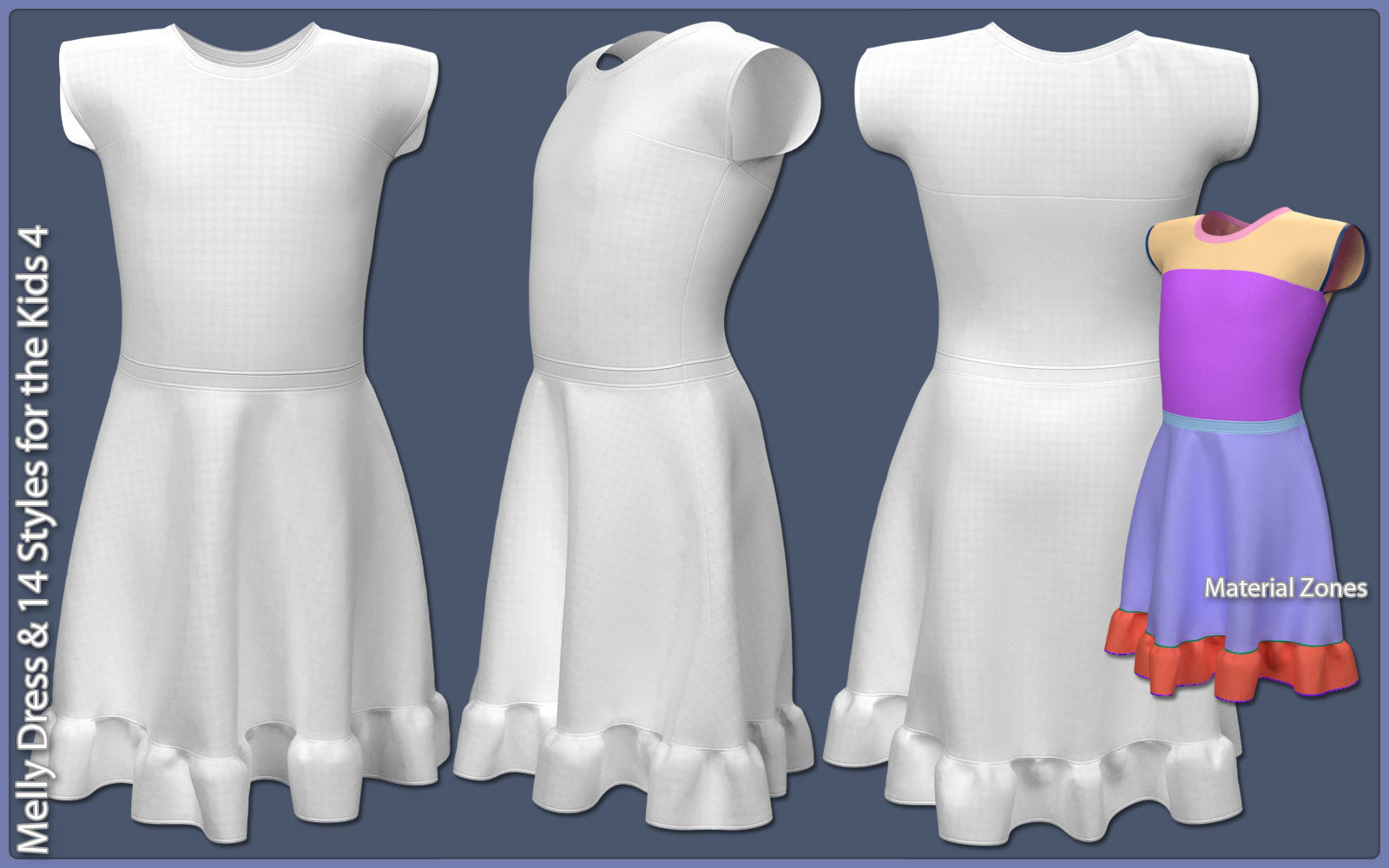 Melly Dress and 14 Styles for the Kids 4 by N/A