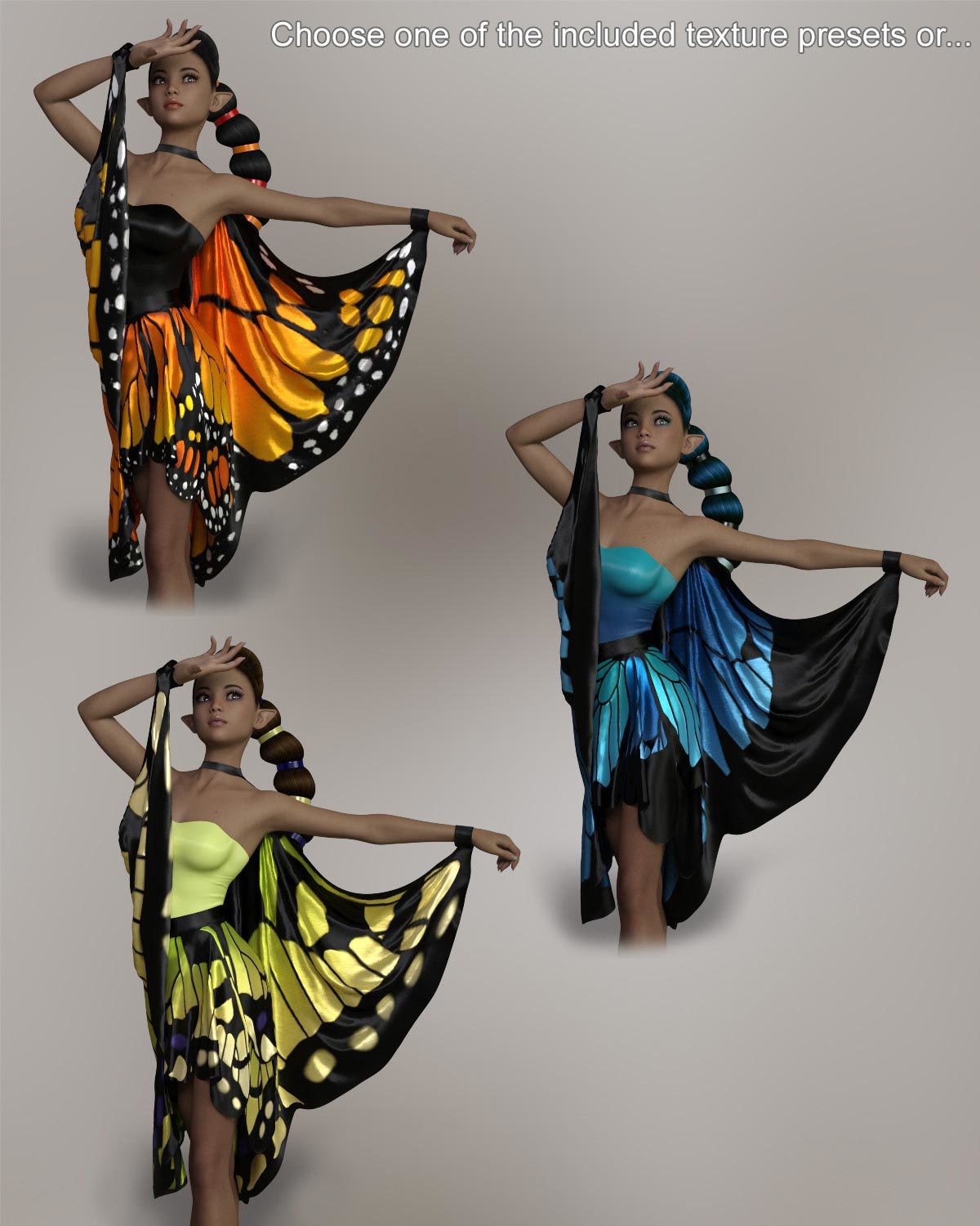 Fluttershy dForce outfit for Genesis 8 Females by N/A